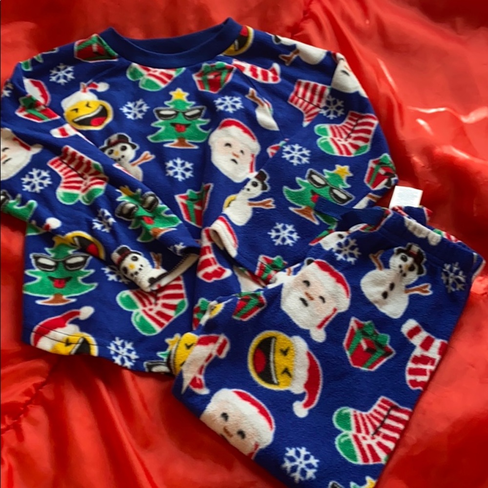 Little Boy Christmas Pajamas Set